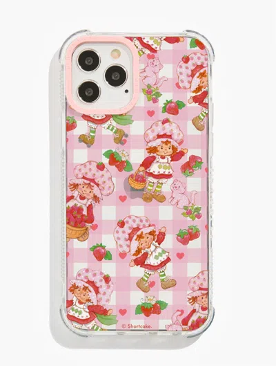 Skinnydip London Strawberry Shortcake X Skinnydip Check Shock I Phone Case