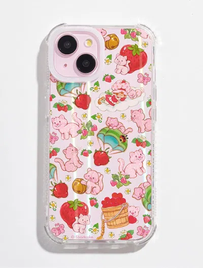Skinnydip London Strawberry Shortcake X Skinnydip Custard Cat Shock I Phone Case In Multi