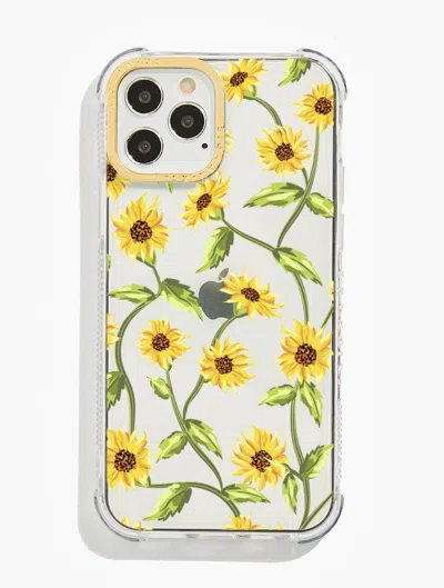 Skinnydip London Sunflower Vine Shock I Phone Case In Yellow