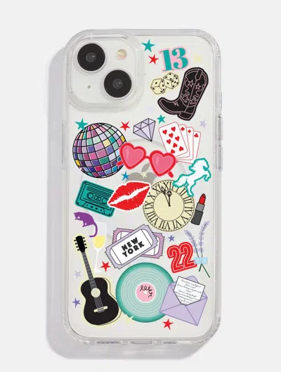 Skinnydip London Taylor Sticker Mag Safe I Phone Case In White
