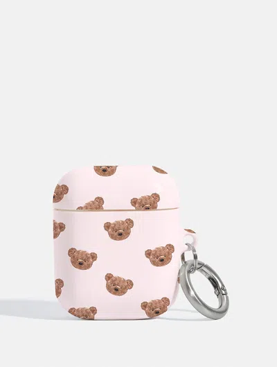 Skinnydip London Teddy Air Pods Case In Pink