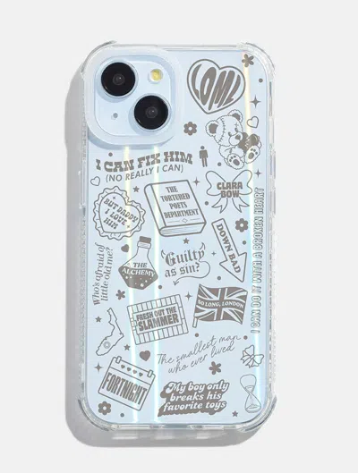 Skinnydip London The Tortured Poets Department Shock I Phone Case In Blue