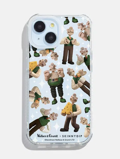Skinnydip London Wallace & Gromit X Skinnydip Wallace Shock I Phone Case In White