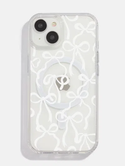 Skinnydip London White Bows Mag Safe I Phone Case