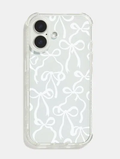 Skinnydip London White Bows Shock I Phone Case In Green
