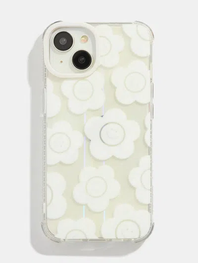 Skinnydip London White Happy Flower Shock I Phone Case