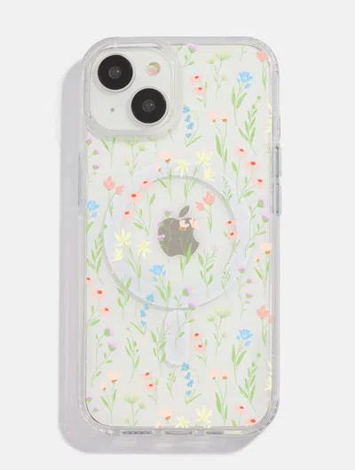 Skinnydip London Wildflower Posie Mag Safe I Phone Case In White