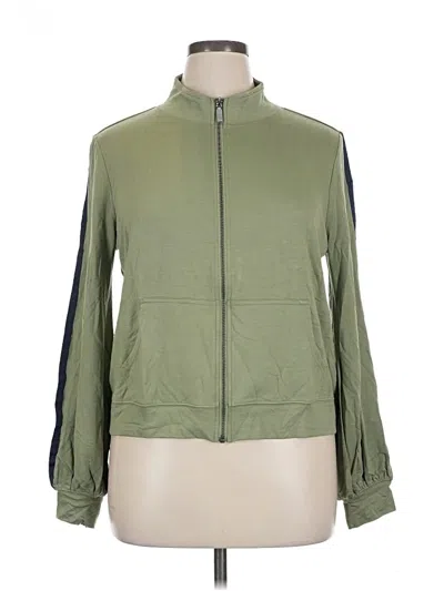 Skinnygirl Track Jacket In Green