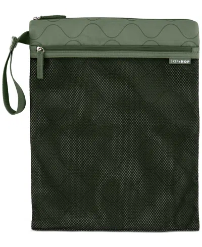 Skip Hop Baby Unisex Grab & Go Zip Wet/dry Bag In Green