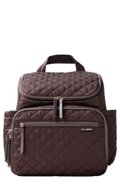 Skip Hop Kids'  Forma Diaper Backpack In Burgundy