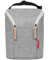 Skip Hop Grab & Go Double Bottle Bag In Grey Melange