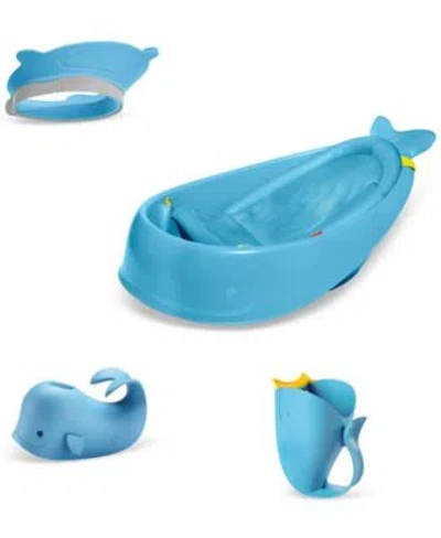 Skip Hop Moby Spout Cover Waterfall Bath Rinser Smart Sling 3 Stage Tub Bath Visor In Blue