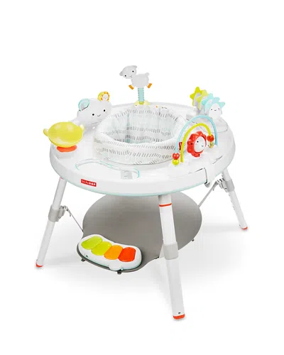 Skip Hop Silver Lining Cloud Baby's View 3 Stage Activity Center Ages 4m+ In White