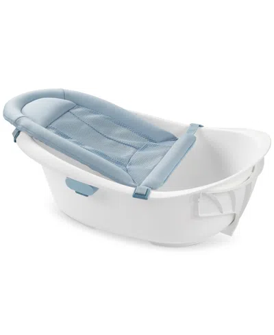 Skip Hop Babies' Wave 4-in-1 Bath Tub In White,blue