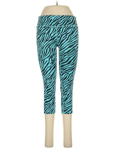 Pre-owned Skirt Sports Leggings In Blue