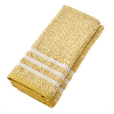 Skl Home 100% Cotton 2 Piece Hand Towel Set In Yellow