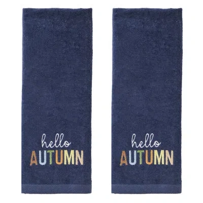 Skl Home 100% Cotton Hand Towel In Ivory
