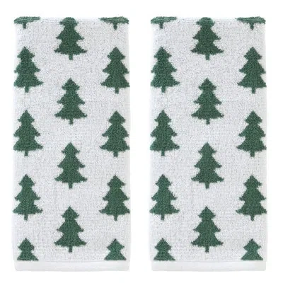 Skl Home 2 - Piece 100% Cotton Hand Towel Same-size Set Guest Room Case Pack