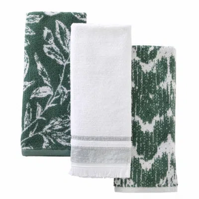 Skl Home 3 - Piece Turkish Cotton Hand Towel Same-size Set Guest Room Case Pack