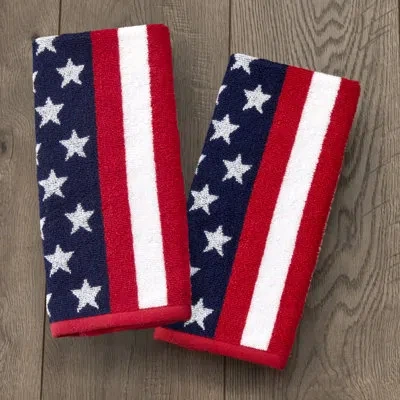 Skl Home American Flag Jacq Hand-multi In Red