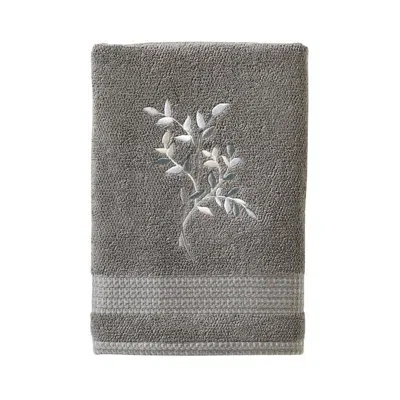 Skl Home Artful Leaves 100% Cotton Bath Towel