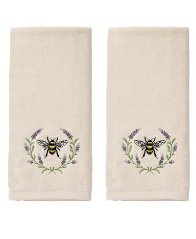 Skl Home Bee Lavender 2-pc. Hand Towel Set In Brown
