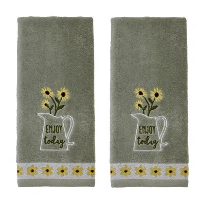 Skl Home Enjoy Embellished Jacq Hand-gray In Green