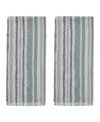 Skl Home Farmhouse Stripe Cotton 2 Piece Hand Towel Set, 26" X 16" In Multi