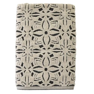 Skl Home Lisbon Jacquard Bath-black