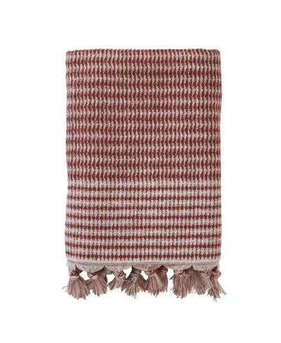 Skl Home Long Borough Turkish Cotton Bath Towel, 54" X 28" In Spice