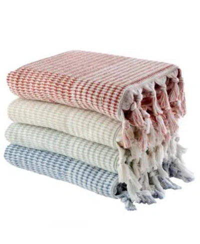 Skl Home Long Borough Turkish Cotton Towel In Tan