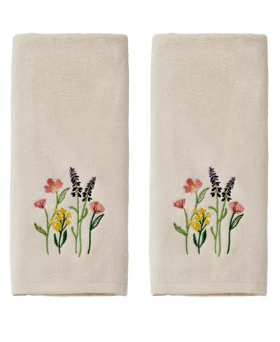 Skl Home Meadow Bouquet 2-pc. Hand Towel Set In Brown