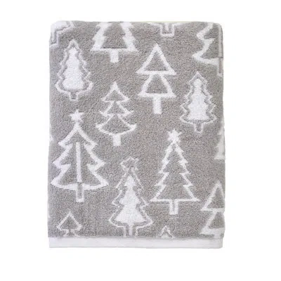 Skl Home Mod Tree Jacquard Bath In Gray