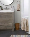 Skl Home Pinecone Jacquard Cotton Bath Towels In Wheat