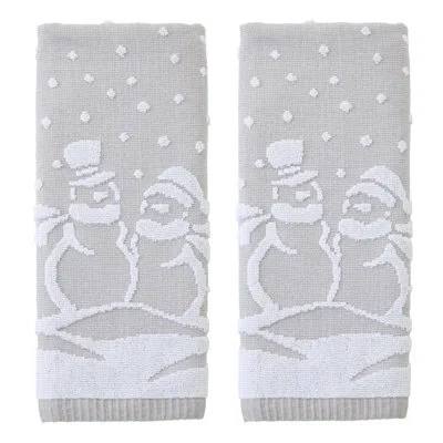 Skl Home Scenic Snowmen Jacquard Hnd-gray