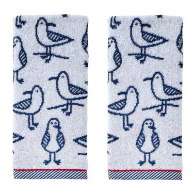 Skl Home Seagull Sam Jacquard Hand-wht In White