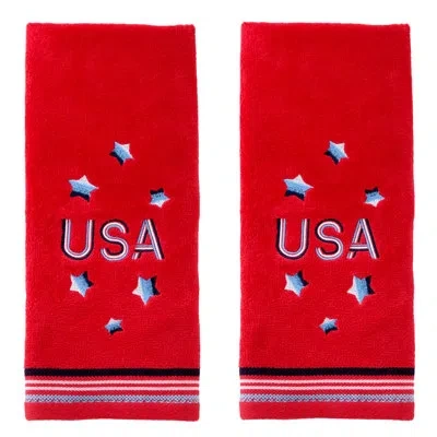 Skl Home Usa Embellished Hand-red