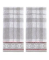 Skl Home Whistler Plaid Towel Collection In Gray,plaid