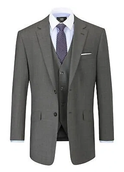 Pre-owned Skopes Wool Rich Darwin Grey Suit Jacket In Size 34 To 62, S/r/l In Gray