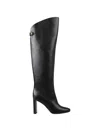 Skorpios Woman Boot Black Size 10 Soft Leather In Black