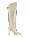 Skorpios Adriana Nappa High Heel Boot In Gold