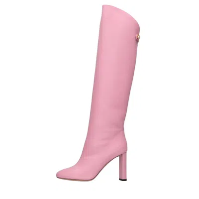 Skorpios Boots In Rosa Pastello