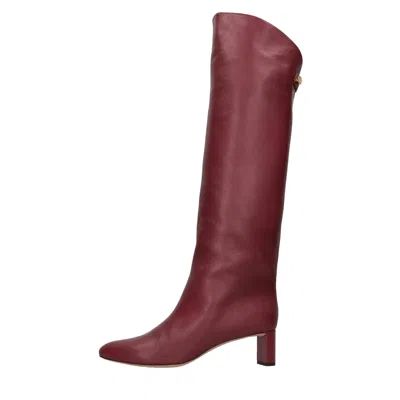 Skorpios Boots In Rosso Vivaci