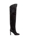 Skorpios Woman Boot Black Size 10 Soft Leather In Black