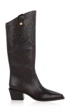 Skorpios Sienna Cordoba Embossed Leather Western Boots In Brown