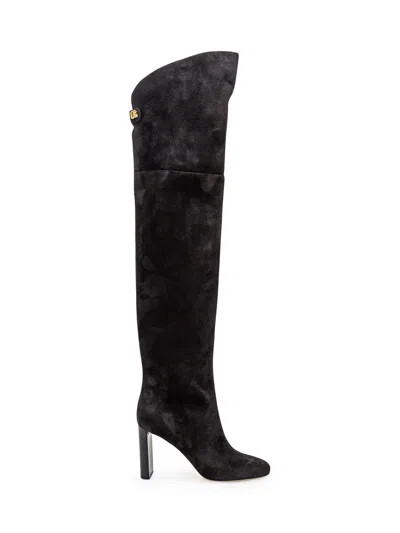 Skorpios Stylish Leather Boots For Fall & Winter In Black