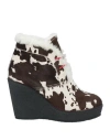 Skorpios Woman Ankle Boots Ivory Size 8 Leather In White