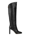 Skorpios Woman Boot Black Size 10 Soft Leather In Black