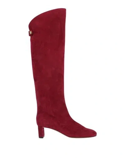 Skorpios Woman Boot Garnet Size 8 Leather In Red