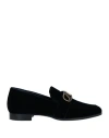 Skorpios Woman Loafers Midnight Blue Size 6 Textile Fibers In Blue
